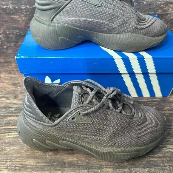 Adidas Men's Gray Carbon adiFOM Sneakers - Picture 1 of 8